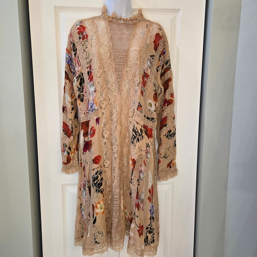 Koravilas Tessa Dress Floral Lace Cottagecore Coquette Dainty Boho Chic Sz 12 - Picture 14 of 14